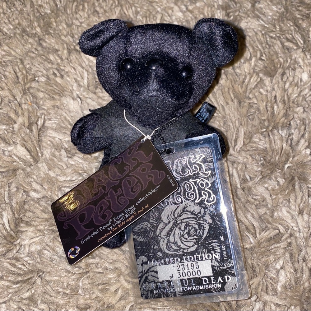 Vintage Liquid Blue Grateful Dead 7” Plush Bear